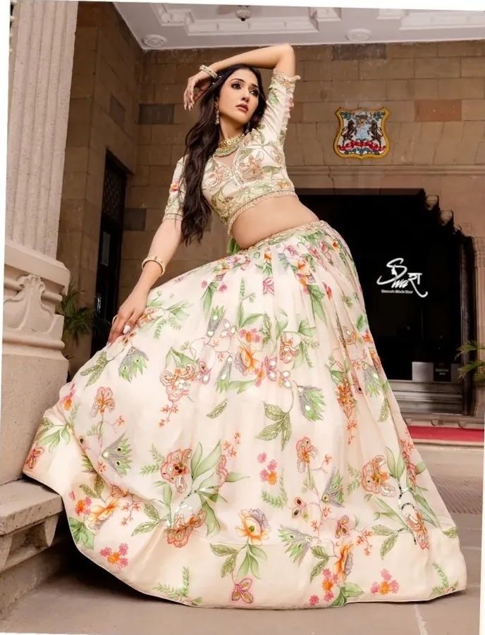 Saffron Dreams Lehenga